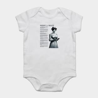 Madam C.J. Walker - Black History Legend Baby Bodysuit